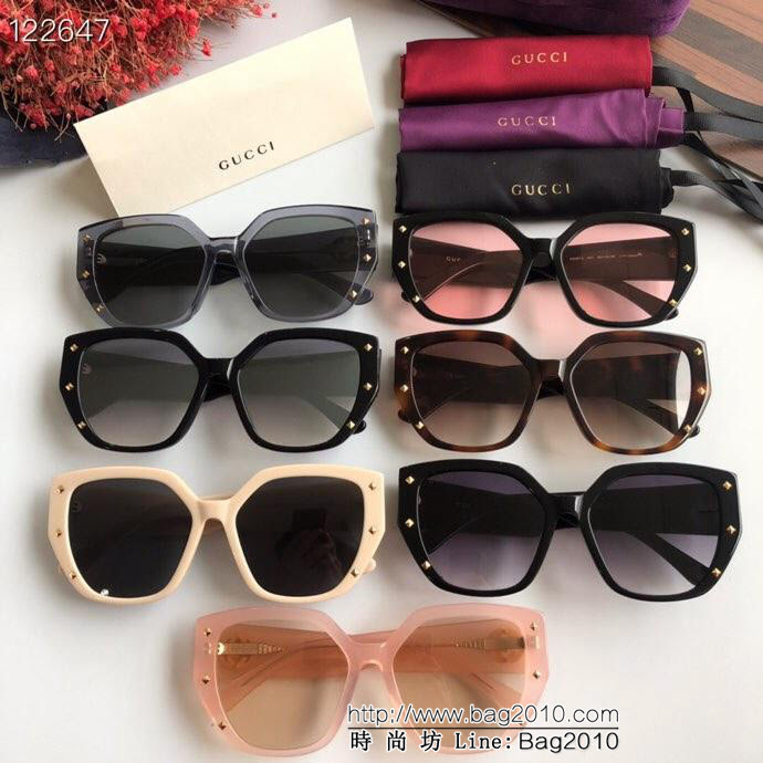 GUCCI古馳 新品 時尚百搭女款太陽鏡 GG0613  lly1240